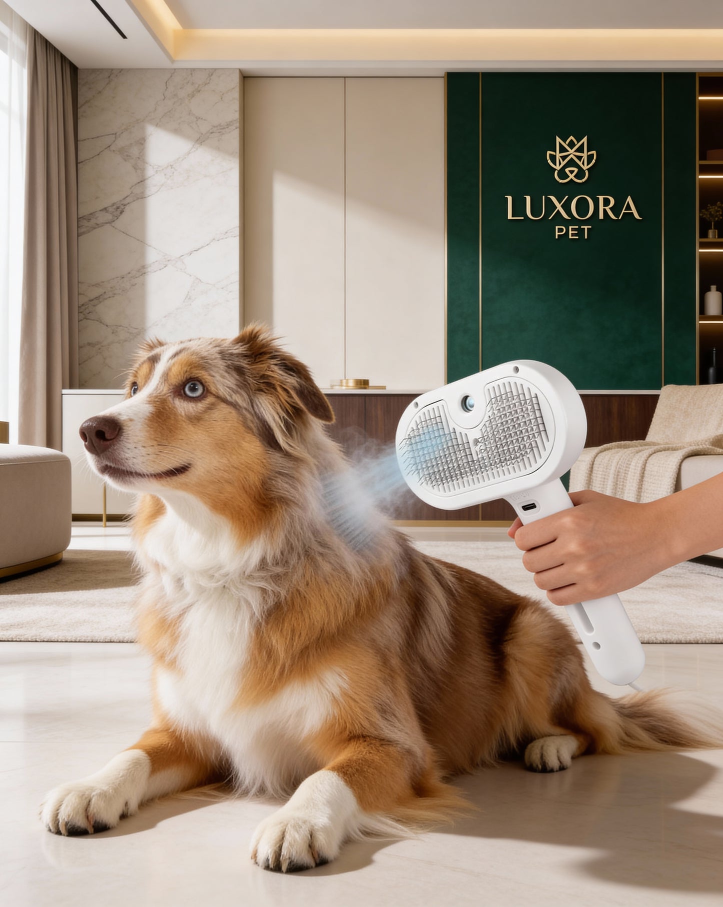 Luxora Pet Steam Grooming Bürste®